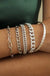 stacking chain link bracelet set - LECCE