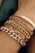 stacking chain link bracelet set - LECCE