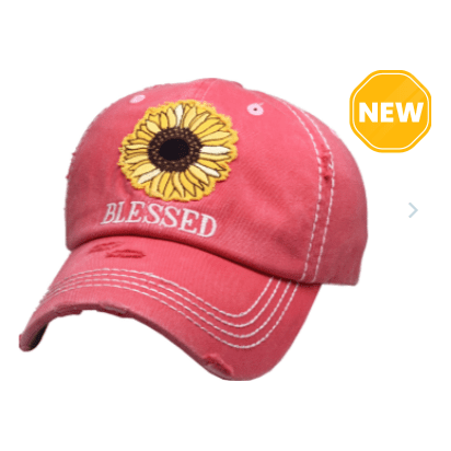 Sunflower Blessed Cap