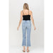 Super high rise distressed relaxed straight - LECCE
