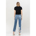 Super high rise tattered ankle straight - LECCE