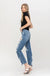 Super high rise tattered ankle straight - LECCE
