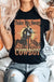 Take Me Away Cowboy Tee - LECCE