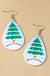 Teardrop christmas tree earring - LECCE