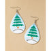 Teardrop christmas tree earring - LECCE