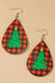 Teardrop christmas tree earrings - LECCE
