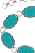 Textured oval or trapezoid gemstone chain belt - LECCE