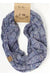 Four-Tone CC Infinity Scarf SF816 CC Brand