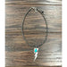 Turquoise Bolt Pendant Navajo Pearl Necklace - LECCE