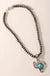 Turquoise Cactus Navajo Pearl Necklace - LECCE