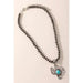 Turquoise Cactus Navajo Pearl Necklace - LECCE