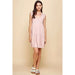 V - neck line skimmer tier dress - LECCE