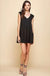 V - neck line skimmer tier dress - LECCE