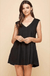 V - neck line skimmer tier dress - LECCE