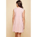 V - neck line skimmer tier dress - LECCE