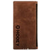 Wallet with brown leather - LECCE
