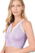 Washed Ribbed Cropped Button V - neck Tank Top - LECCE