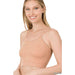 Washed Ribbed Seamless Double Strap Brami - LECCE