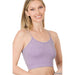 Washed Ribbed Seamless Double Strap Brami - LECCE