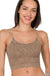 Washed Ribbed Seamless Double Strap Brami - LECCE