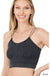 Washed Ribbed Seamless Double Strap Brami - LECCE