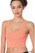 Washed ribbed square neck cropped - LECCE