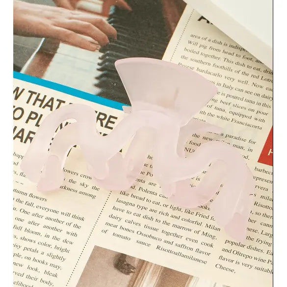 Wavy claw clip - LECCE