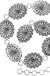 Western concho flower casting fashion chain belt - LECCE