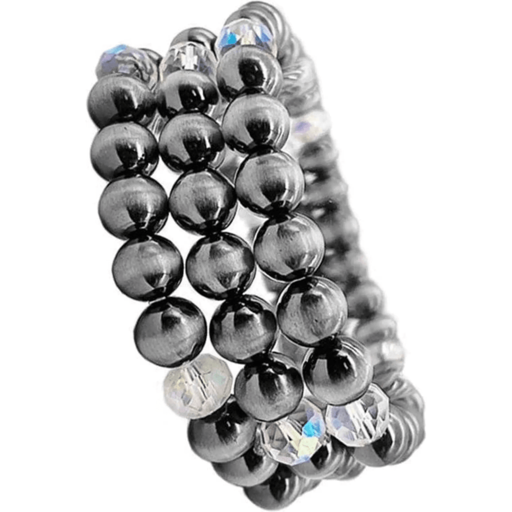 Western Navajo Pearl Glass Crystal Bead Bracelet - LECCE