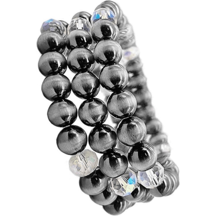 Western Navajo Pearl Glass Crystal Bead Bracelet - LECCE