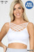 SEAMLESS TRIPLE CRISS-CROSS PADDED BRALETTE