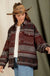 Women's Aztec Pattern Collared Jacket - Southwestern Button - Down Casual Coat - LECCE