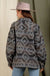 Women's Aztec Pattern Collared Jacket - Southwestern Button - Down Casual Coat - LECCE