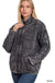 Women's Washed Dolman Quilted Jacket With Pockets - LECCE