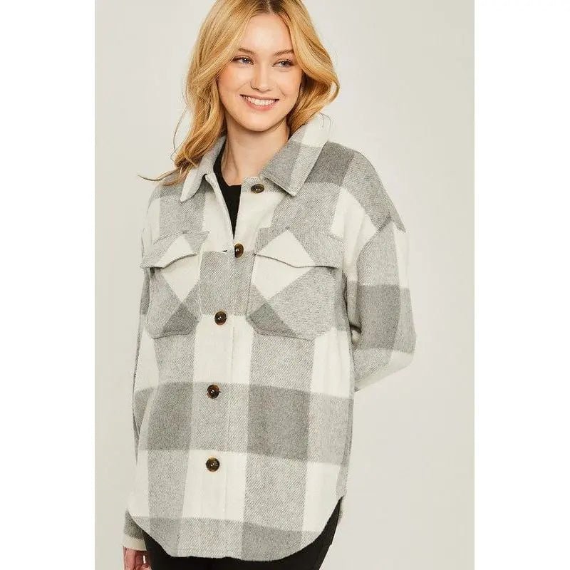 Woven yarn dye bust pocket jacket - LECCE