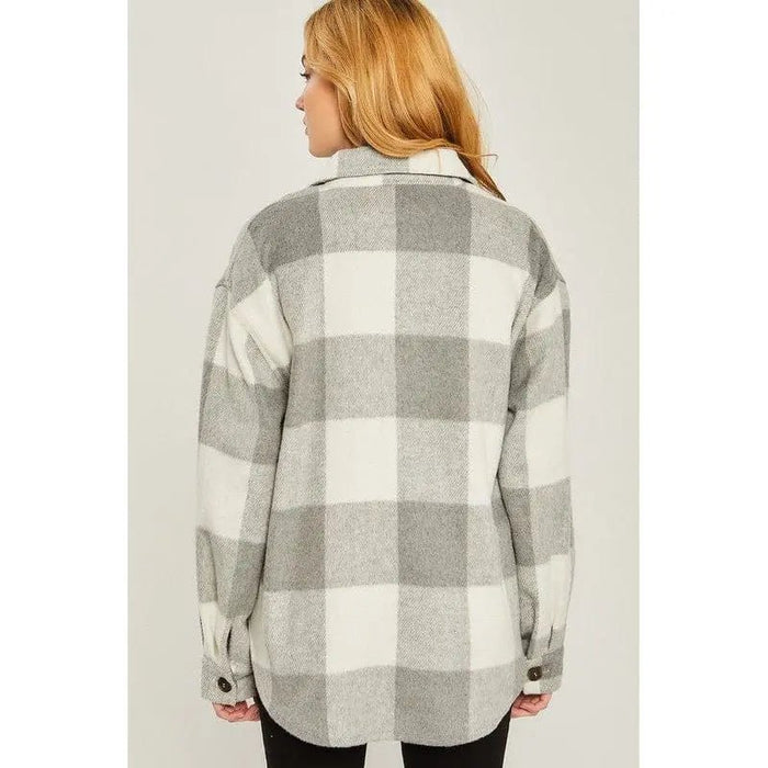 Woven yarn dye bust pocket jacket - LECCE