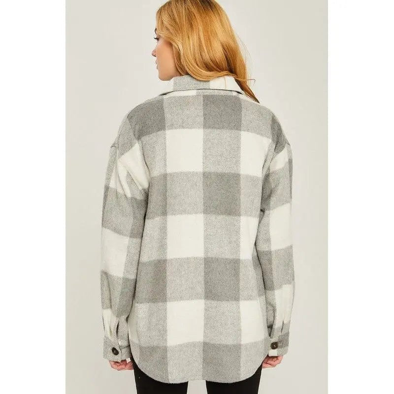 Woven yarn dye bust pocket jacket - LECCE