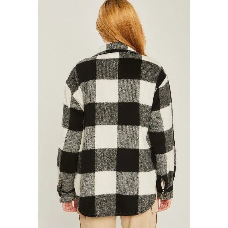 Woven yarn dye bust pocket jacket - LECCE