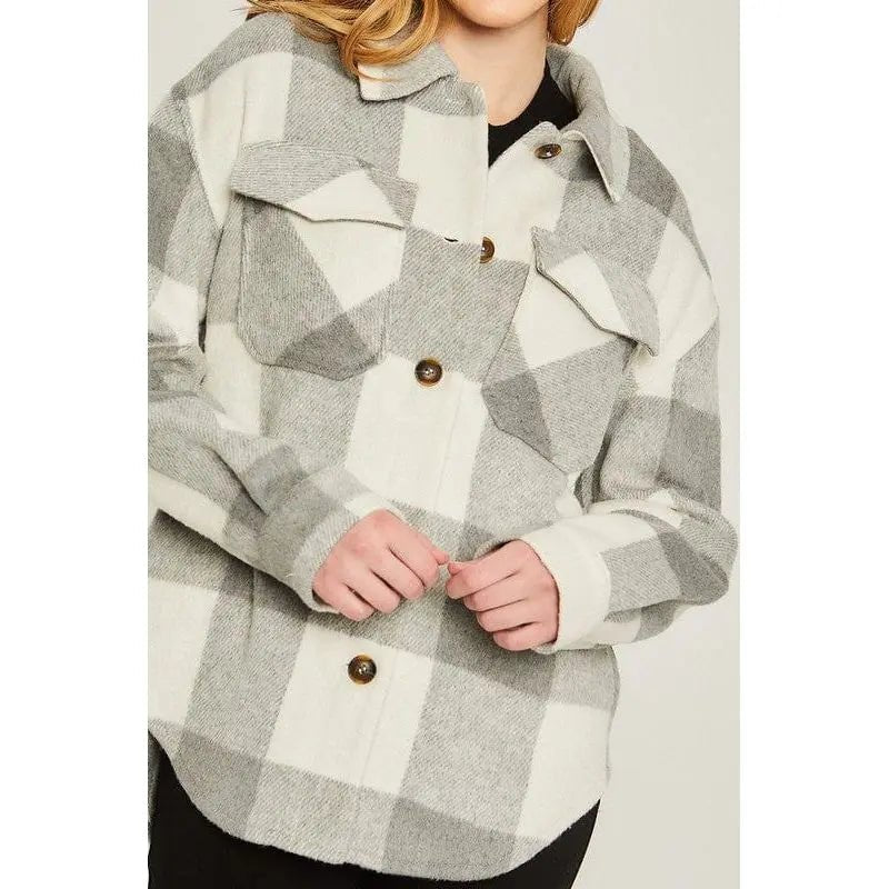 Woven yarn dye bust pocket jacket - LECCE