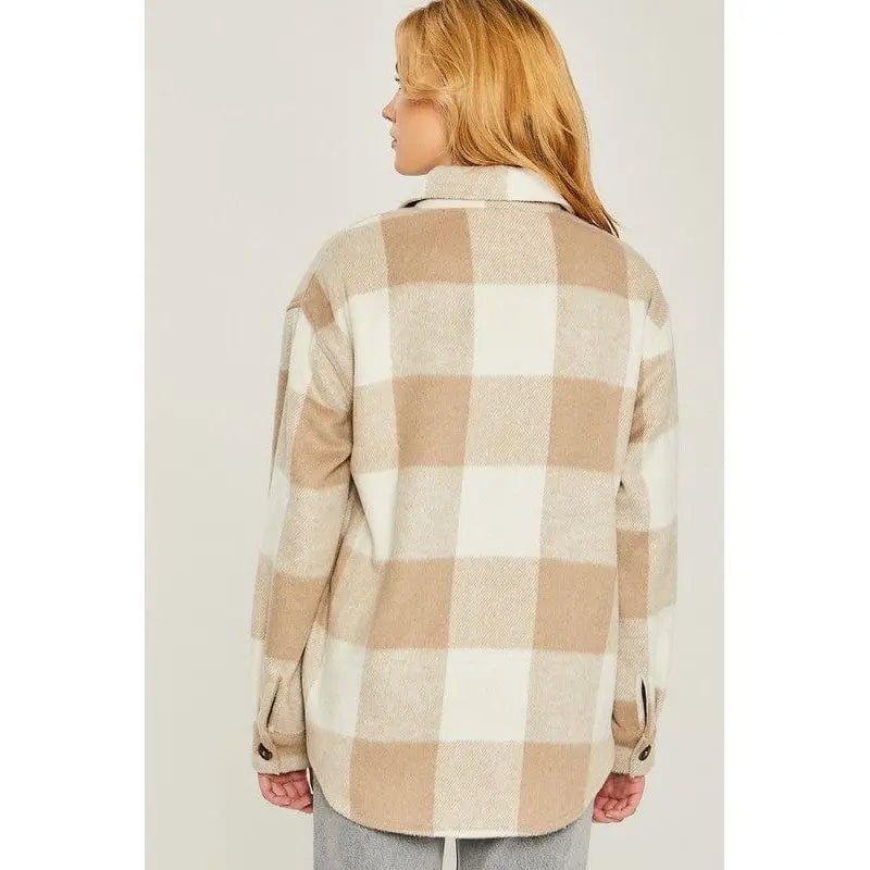 Woven yarn dye bust pocket jacket - LECCE