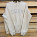 XOXO Silver Glitter Graphic Pullover - LECCE