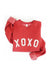XOXO Silver Glitter Graphic Pullover - LECCE