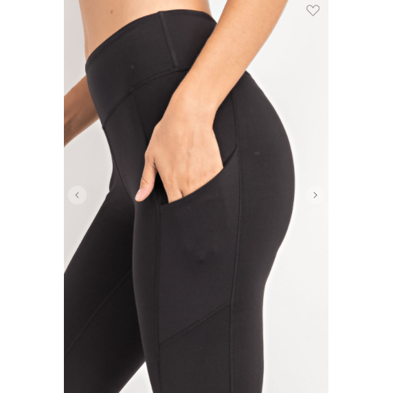Pantalones de yoga con bolsillo lateral